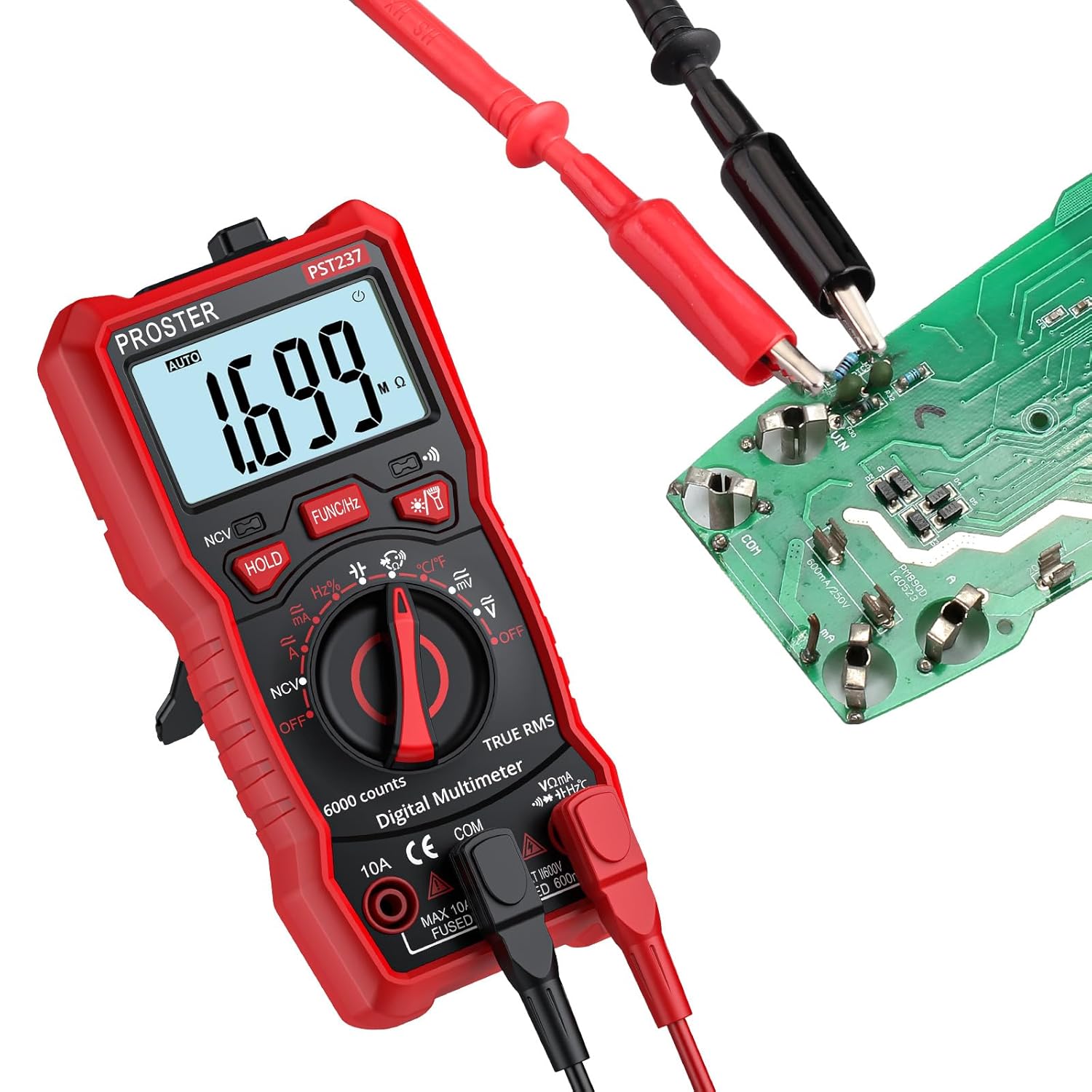 Digital Multimeter 6000 Counts TRMS NCV Tester k7