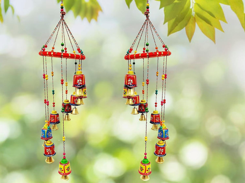 Wall Hanging Home Decor Set of 2 Multi-Colour k7