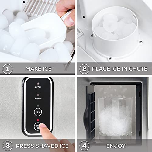 Electric Countertop Ice Maker Machine Portable Stainless Steel q7