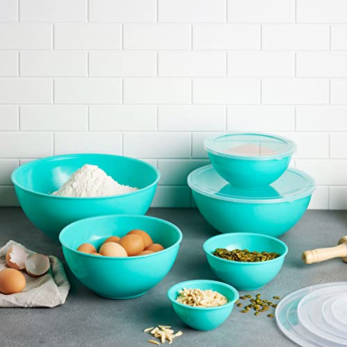 Mixing Bowls with Airtight Lids, Nesting Set for Cooking & Baking, 12 Piece k7