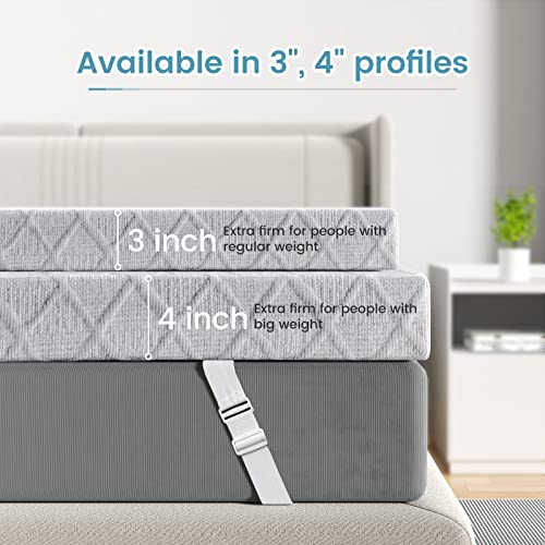 Firm Memory Foam Mattress Topper Twin Size 3 Inch a7