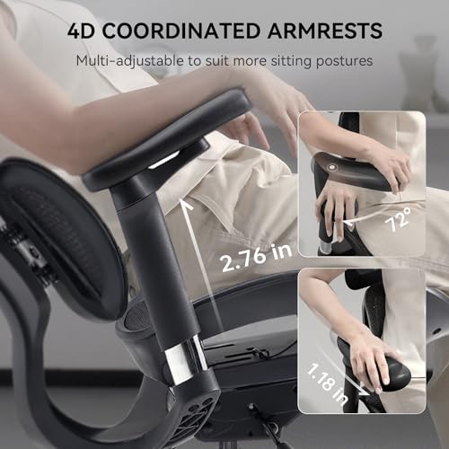 Ergonomic Office Chair with Lumbar Support and Adjustable Armrests k7m