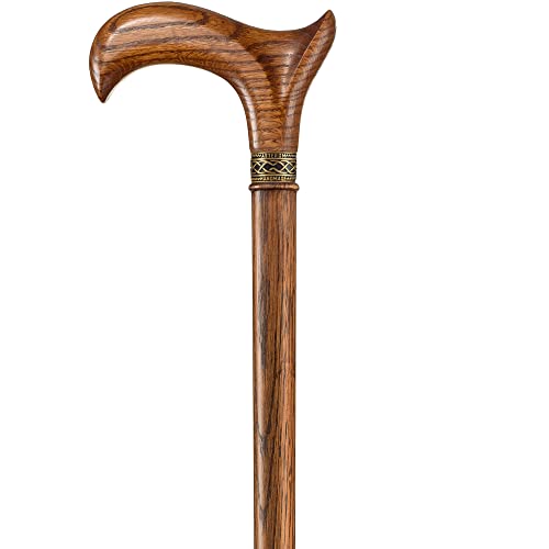 Wooden Walking Cane Ergonomic Handle for Seniors q7