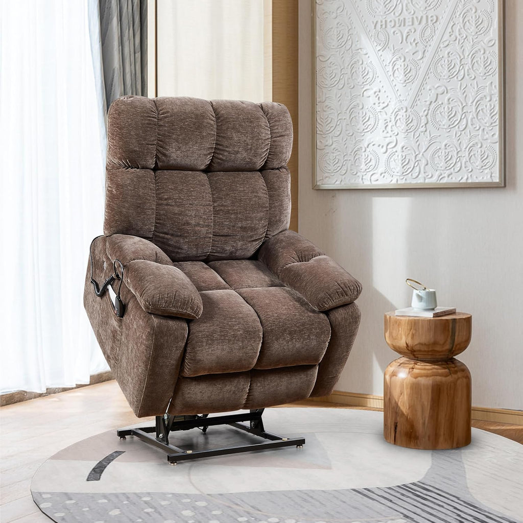 Electric Lift Recliner Chair with Massage Heating USB Ports a7