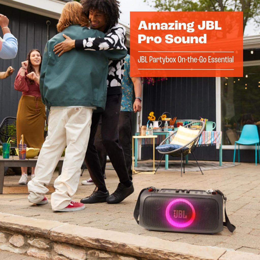 Portable party speaker with built-in lights and wireless mic a7k