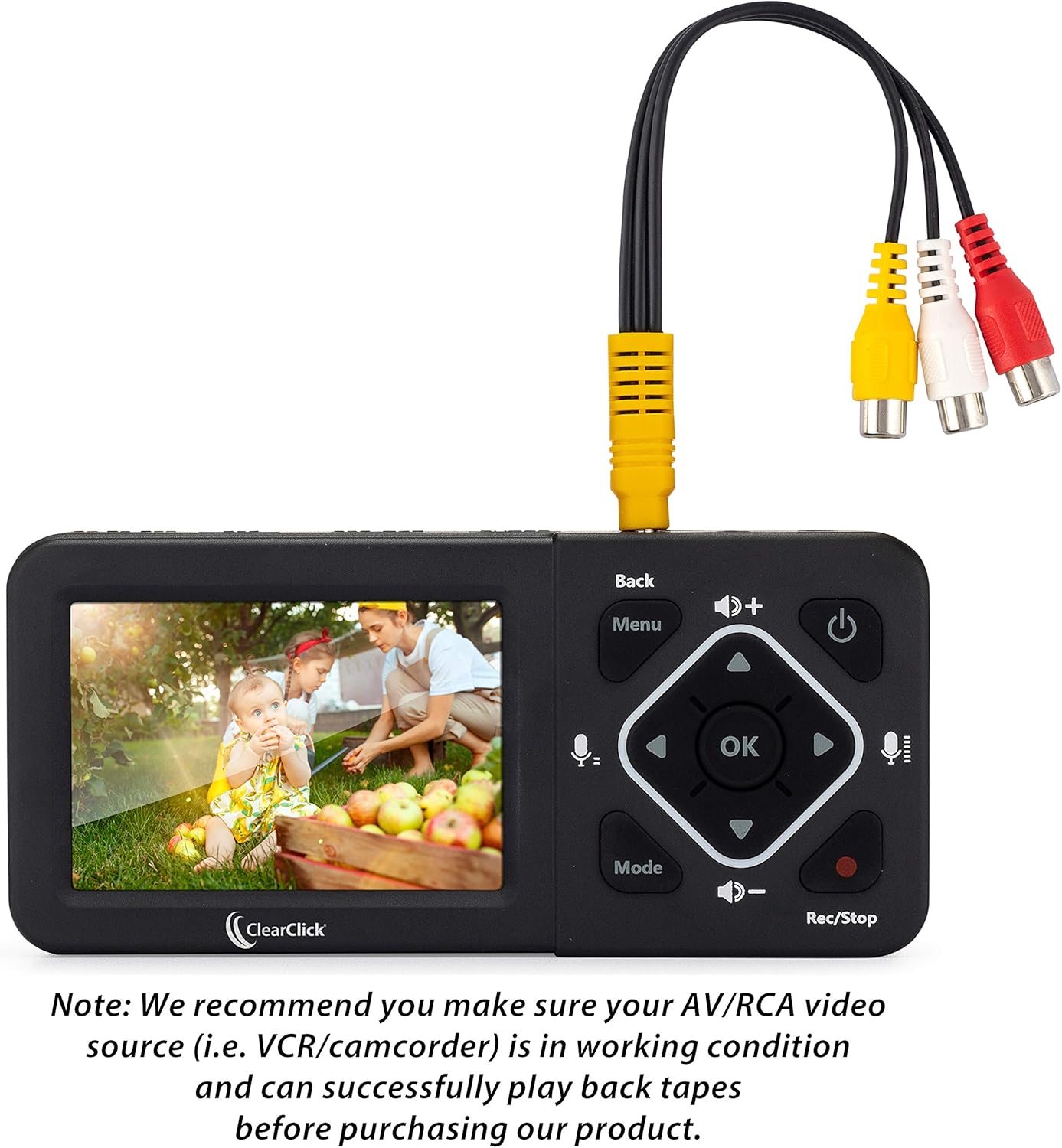 HD Video Capture Box for HDMI RCA VHS VCR DVD Camcorders Hi8 k7