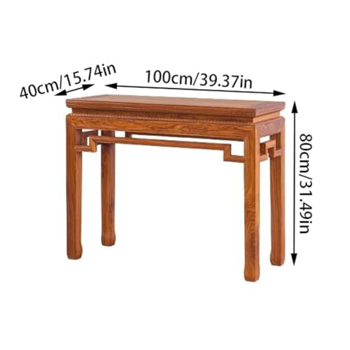 Mahogany Console Table Solid Wood Chinese Style Small a7