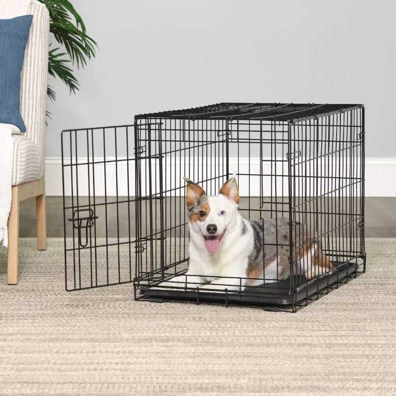 Dog Crate with Divider and Tray a7