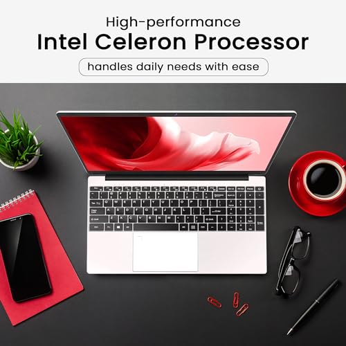 15.6" Laptop Intel Quad-Core 12GB RAM 1TB SSD Windows 11 Pro k7m