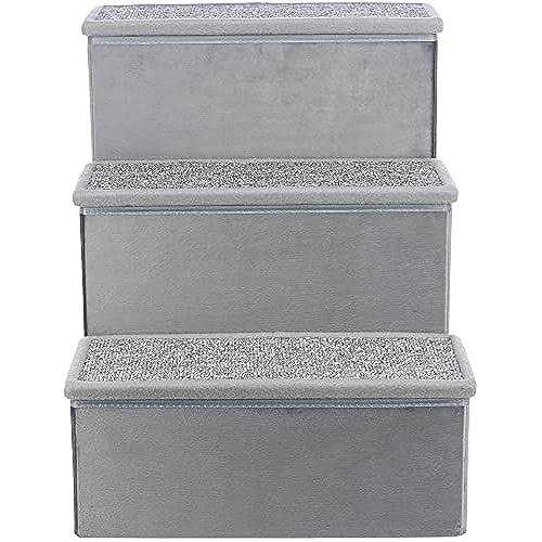 Pet Stairs Foldable 3-Step with Storage a7