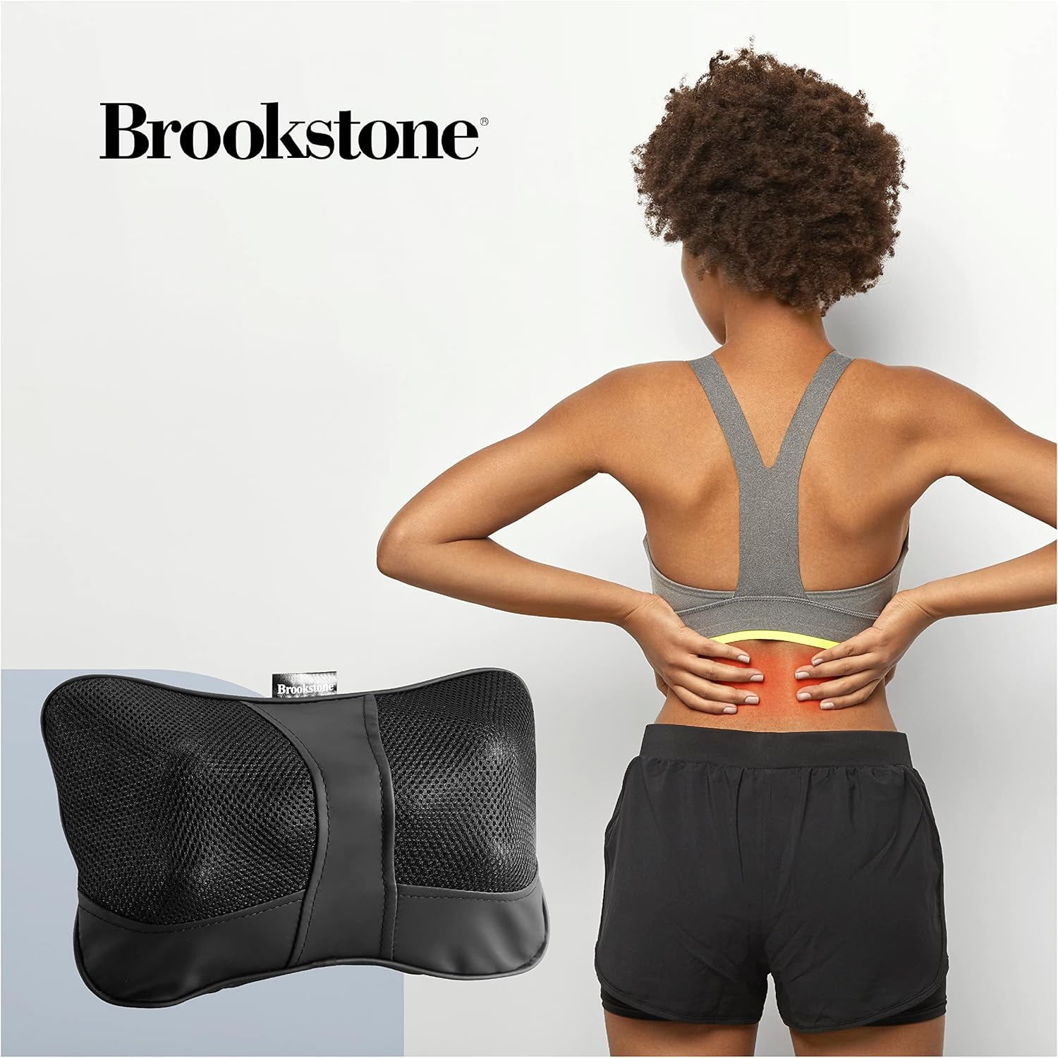 Shiatsu Neck and Lumbar Massager with Heat Pillow a7