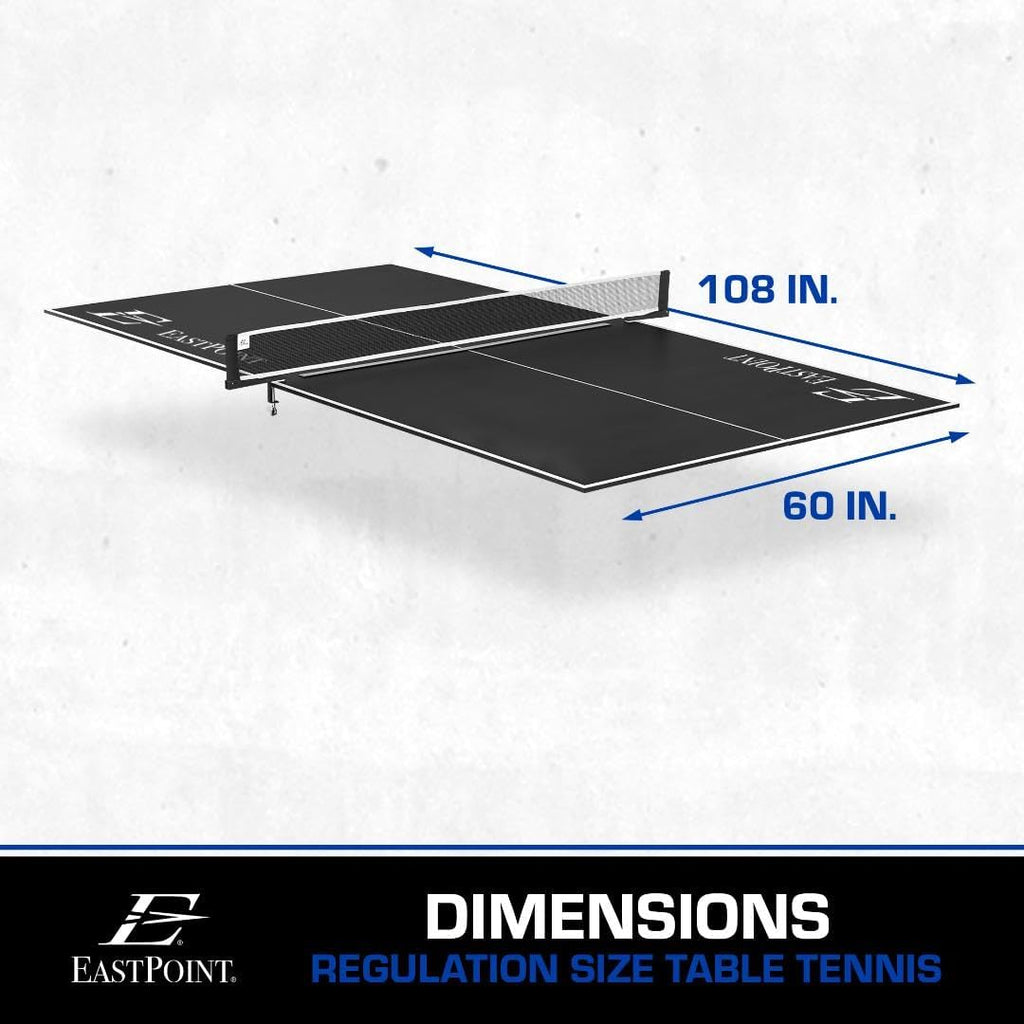 Ping Pong Conversion Top Foldable Table Tennis Topper Blue k7m