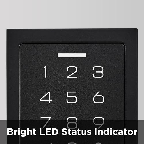 Smart Electronic Touchpad Deadbolt Auto Lock Matte Black k7