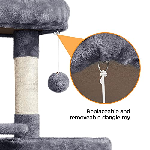 Cat Tree Tower 63in Multi-Level Indoor Cat Furniture with Scratching Posts a7k