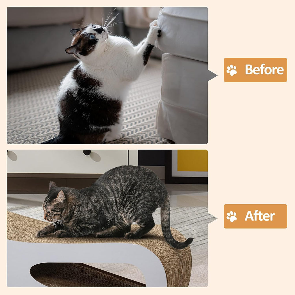 Cat Scratcher Lounge Cardboard Bed Grey a7