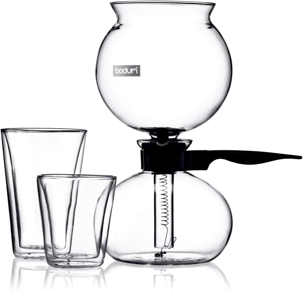 Coffee Maker 34oz Borosilicate Glass Black a7