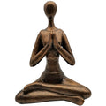 Yoga Sitting Posture Sculpture Decor - Resin Statue Modern Creative Home Decoration Gift Office Room Collection Souvenir