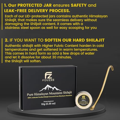 Himalayan Shilajit Resin with Fulvic Acid 10g k7m