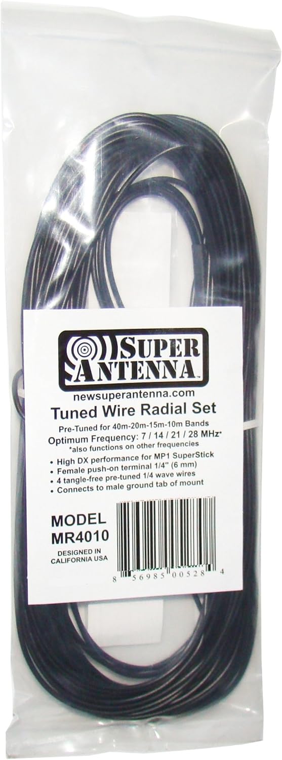HF Radial Set 40m-10m Ham Radio Counterpoise a7