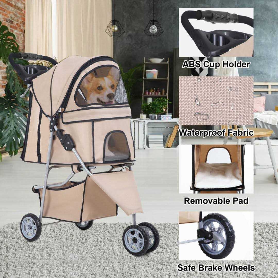Pet Stroller Travel Folding Carrier a7