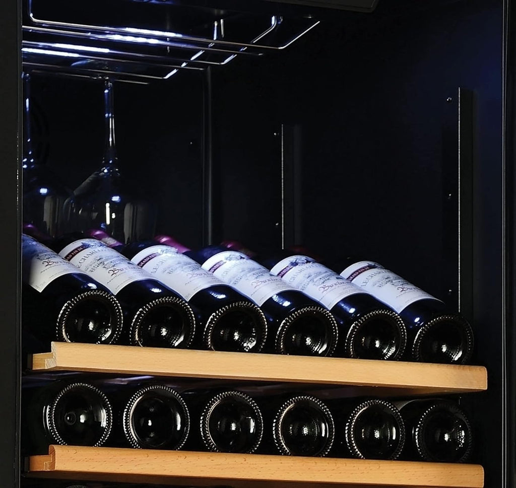 Dual Zone Compressor Wine Fridge 173-Bottle Freestanding a7
