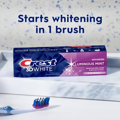 Teeth Whitening Toothpaste, 4 Count, 3.7 oz k7m
