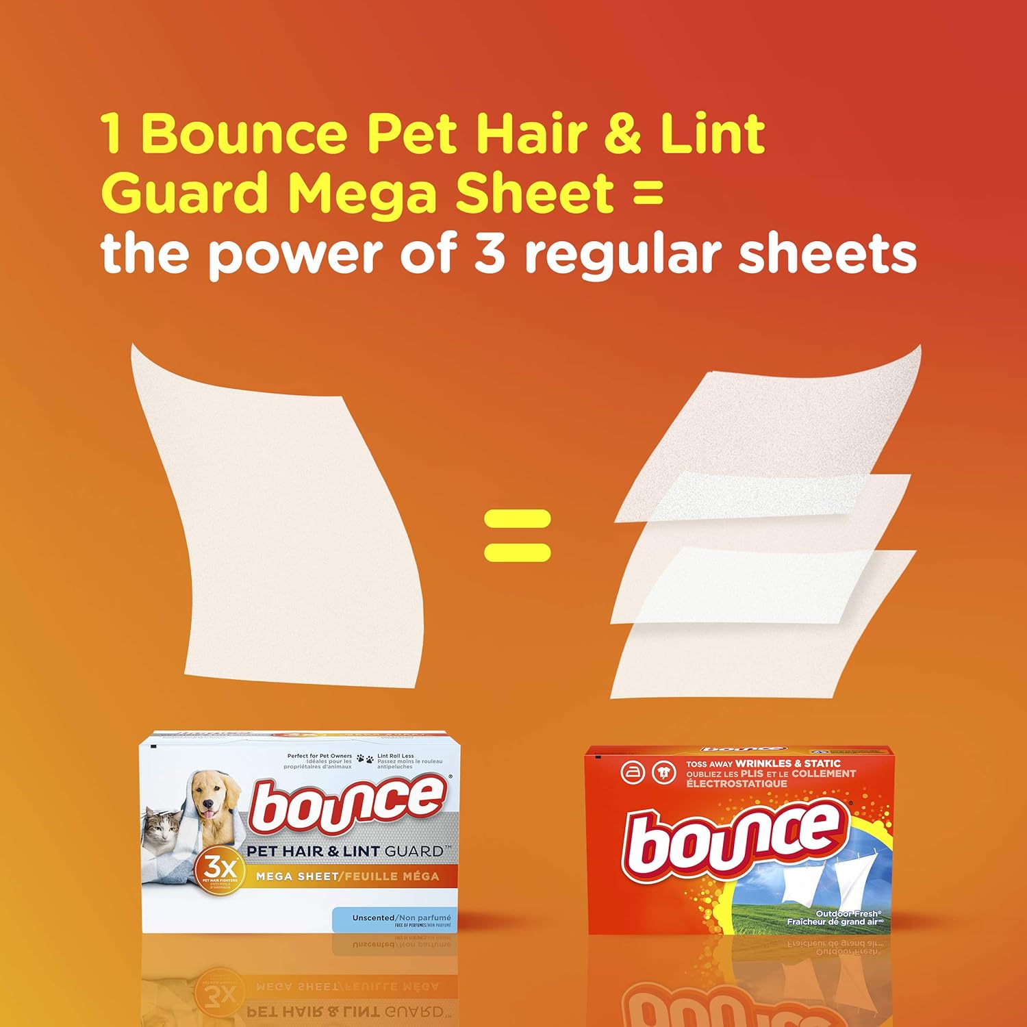Pet Hair & Lint Guard Dryer Sheets Unscented 120 Count k7