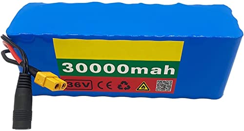 36V 30Ah Ebike Battery Lithium Ion Pack XT60 k7