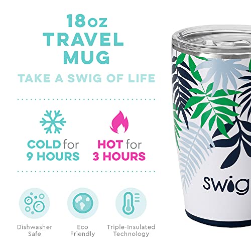 Insulated Travel Tumbler 18oz with Handle and Lid a7