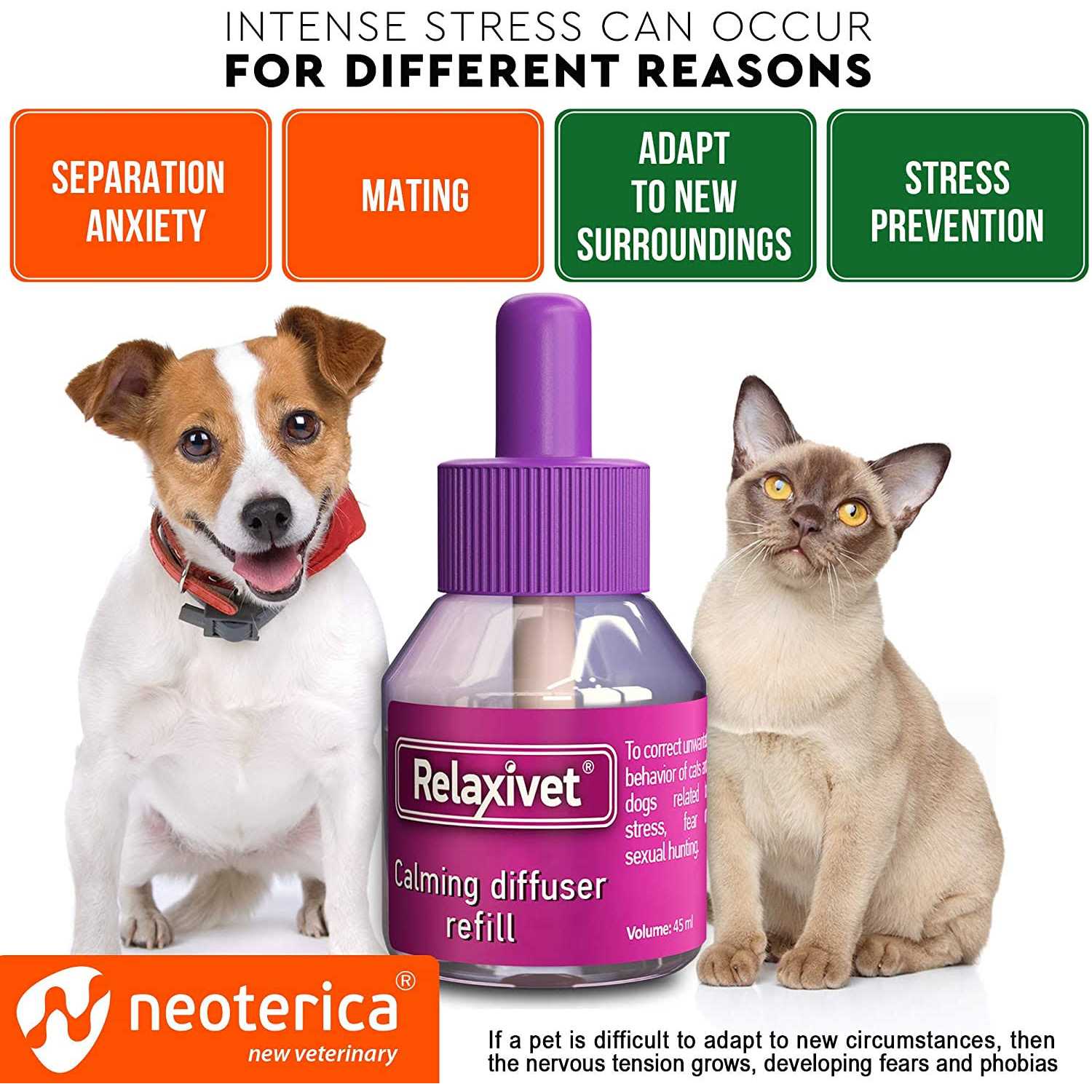 Cat Calming Diffuser Plug in Pheromone Stress Relief a7