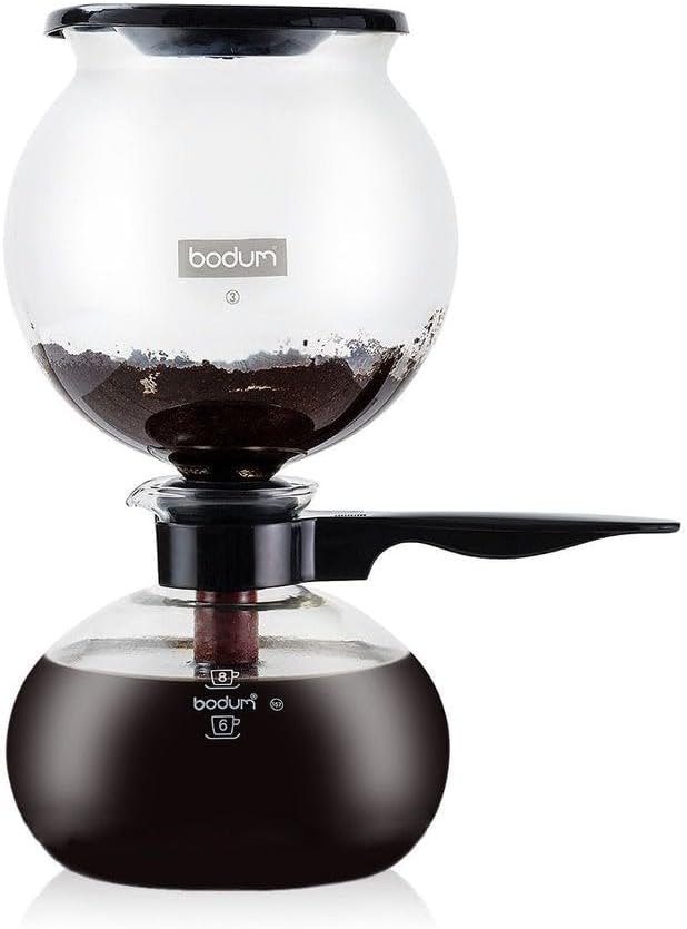 Coffee Maker 34oz Borosilicate Glass Black a7