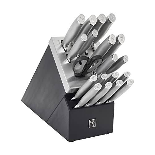 Self-Sharpening Knife Set with Block, Stainless Steel, 20-Piece a7