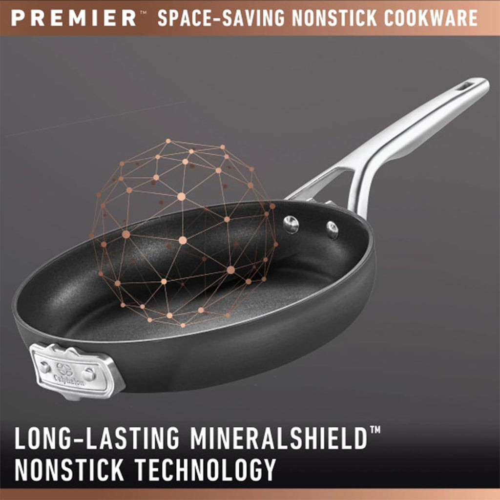 Hard Anodized Nonstick Pan with Lid 12 Inch a7