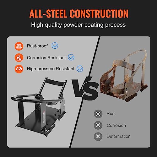 Motorcycle Wheel Chock, 1800 lbs Capacity, Heavy-Duty Steel Stand with 3 Adjustable Holes k7p