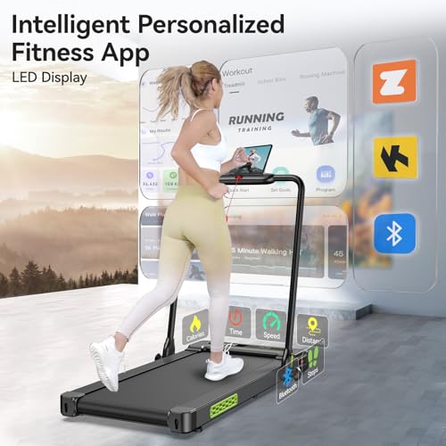 Walking Pad Treadmill 3 in 1 Foldable Electric 300 lbs a7