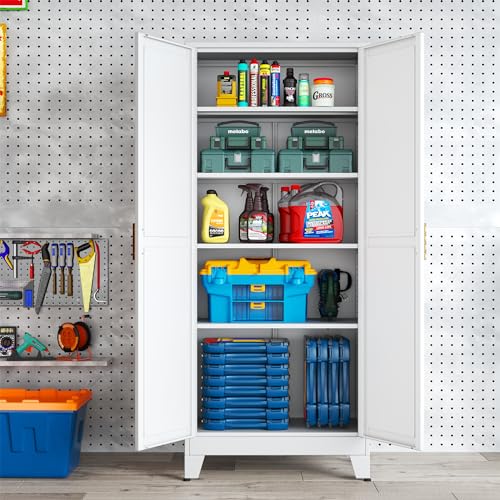 75.2" H Pantry Storage Cabinet with Adjustable Shelves k7p