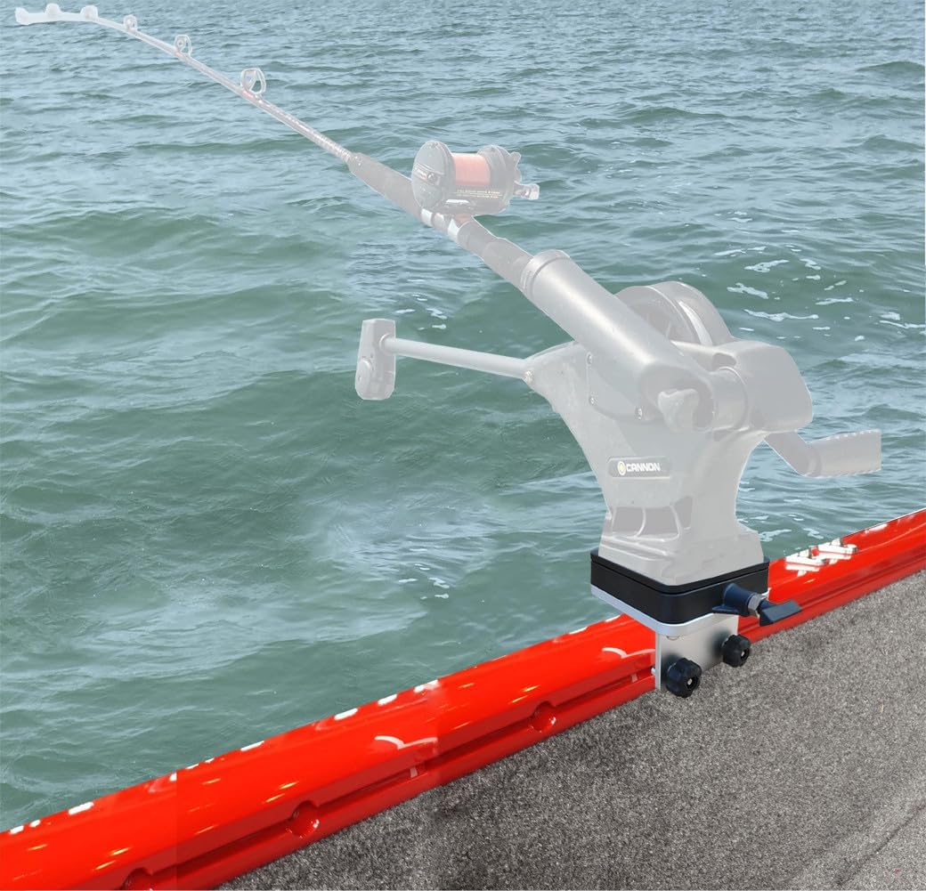 Aluminum Downrigger Bracket with Swivel Base for Boat Track System k7p