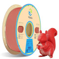 YOUSU Dual Color Wood PLA Filament 1.75mm 1KG,Multicolor 3D Printer Filament,Real Wood Fibers Added 3D Printing Filament,Fits for Most FDM 3D Printers,Dark Mahogany+Walnut
