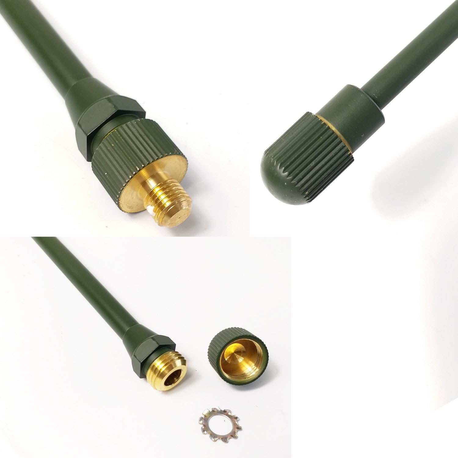 Collapsible 7 Element Whip Antenna 285 CM a7