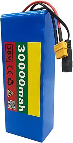 36V 30Ah Ebike Battery Lithium Ion Pack XT60 k7