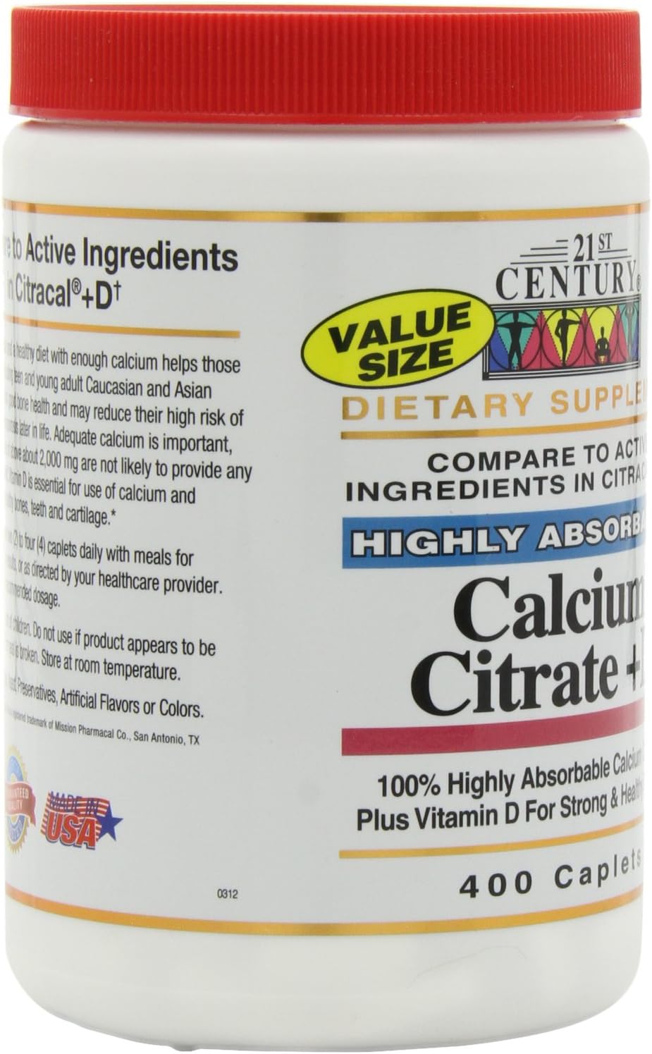 Calcium Citrate with Vitamin D Capsules k7m
