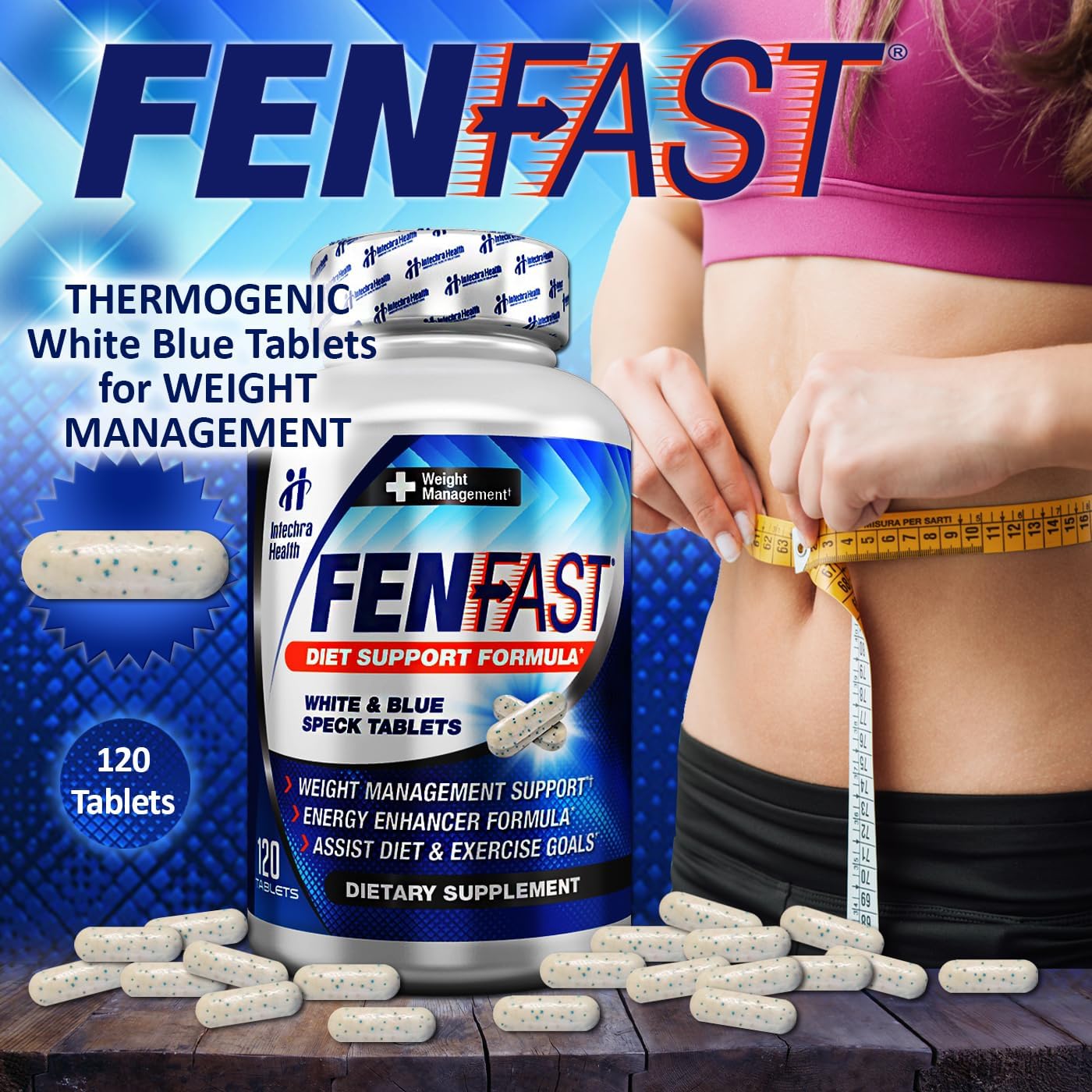 Diet Pills for Weight Management Energy Boost 120 Tablets k7