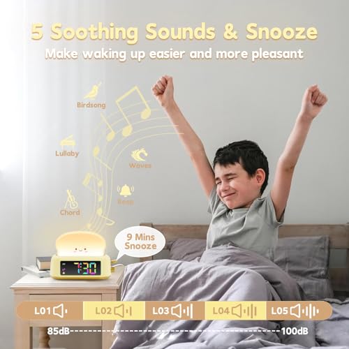 Kids Alarm Clock with Night Light and Timer k7p