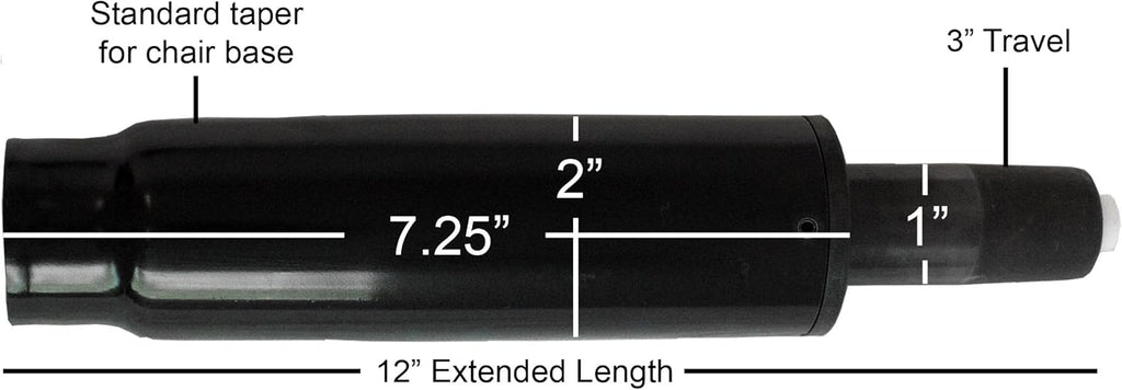 Office Chair Gas Lift Cylinder Pneumatic Shock Short Size 3 Inch Travel Adjustment Range a7