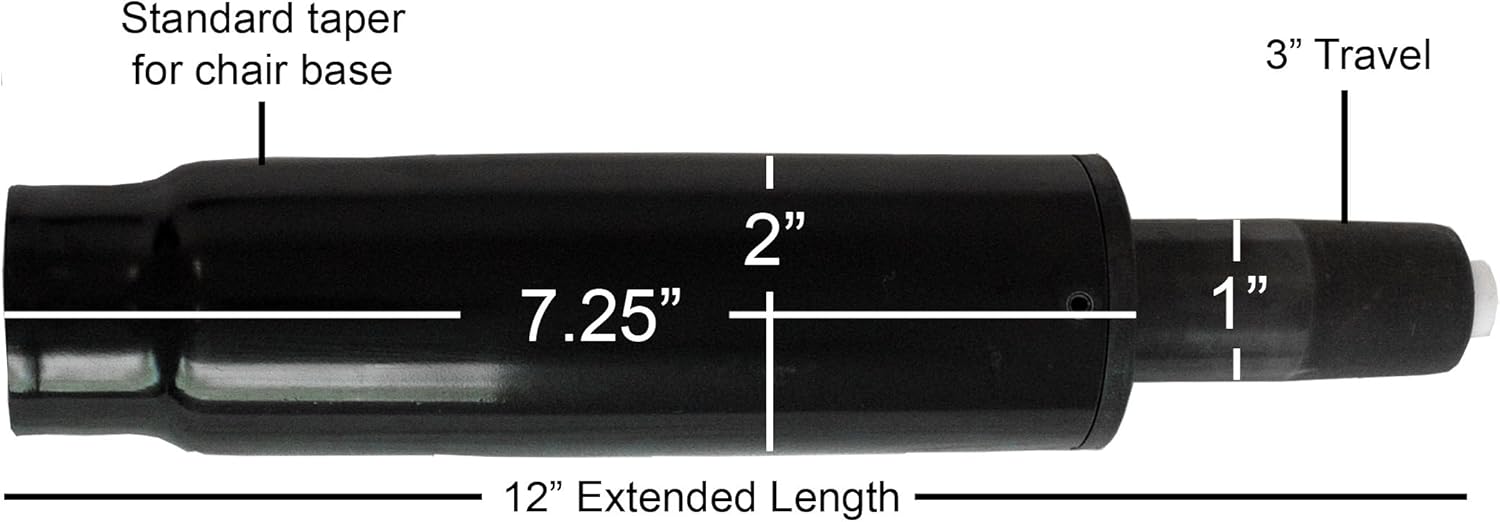 Office Chair Gas Lift Cylinder Pneumatic Shock Short Size 3 Inch Travel Adjustment Range a7