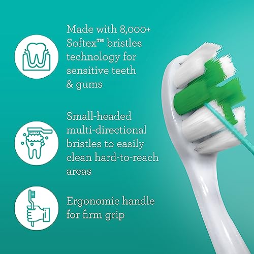 Butter on Gums Toothbrush Extra Soft Bristles Sensitive Gums 8 ct k7