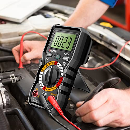 Digital Multimeter with Case, AC DC Voltmeter, Ohm Volt Amp Meter k9