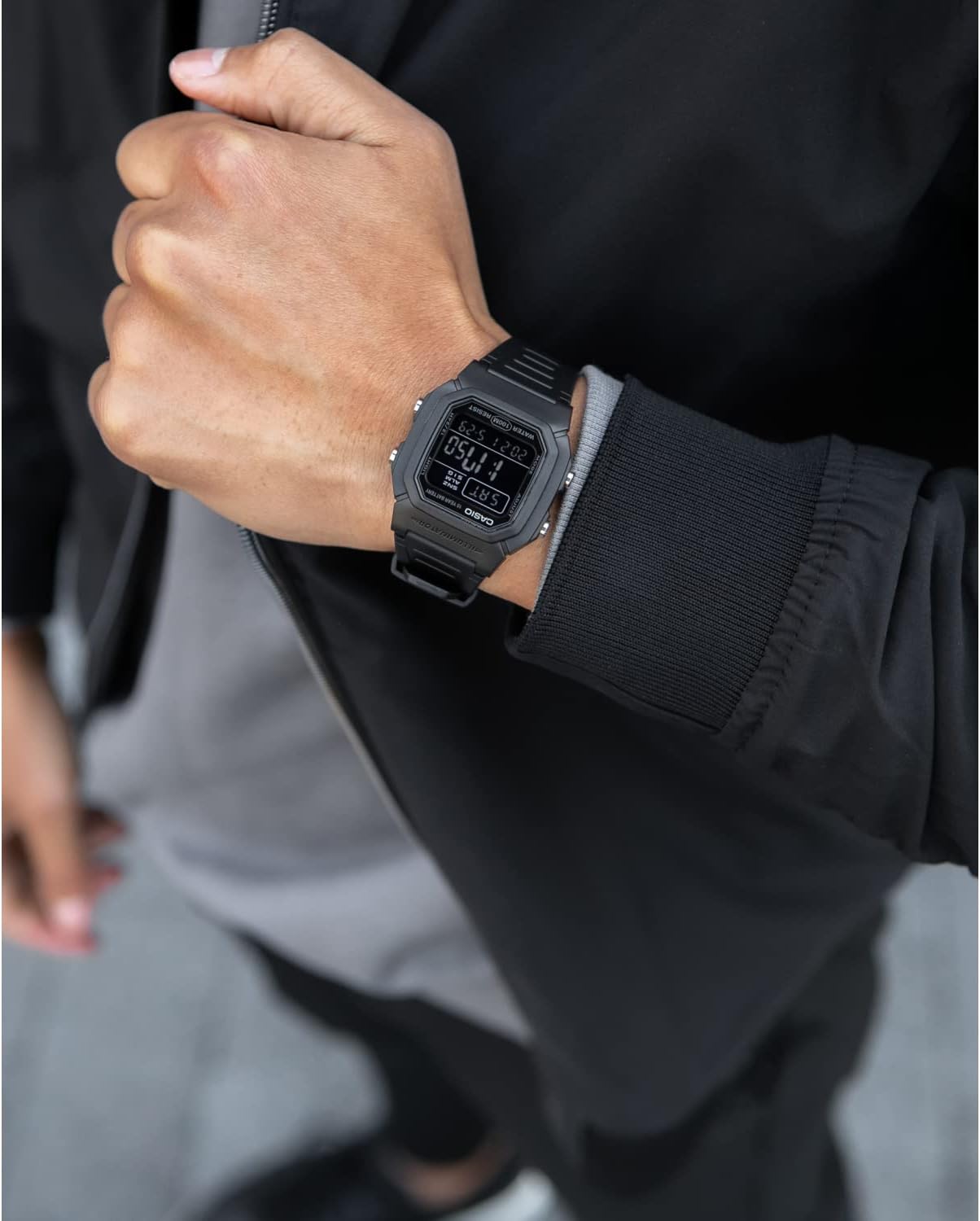 Digital Watch Black 7k