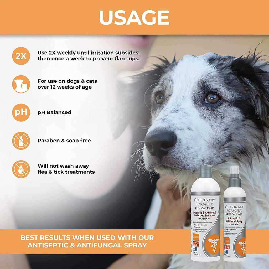 Antiseptic & Antifungal Medicated Pet Shampoo k7m