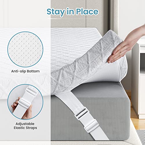 Firm Memory Foam Mattress Topper Twin Size 3 Inch a7